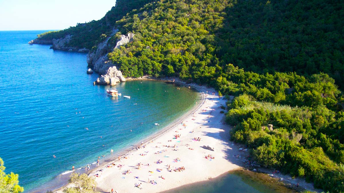 Swimming Olympos Beach